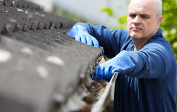 cleaning and inspecting Pant Y Crug roofs